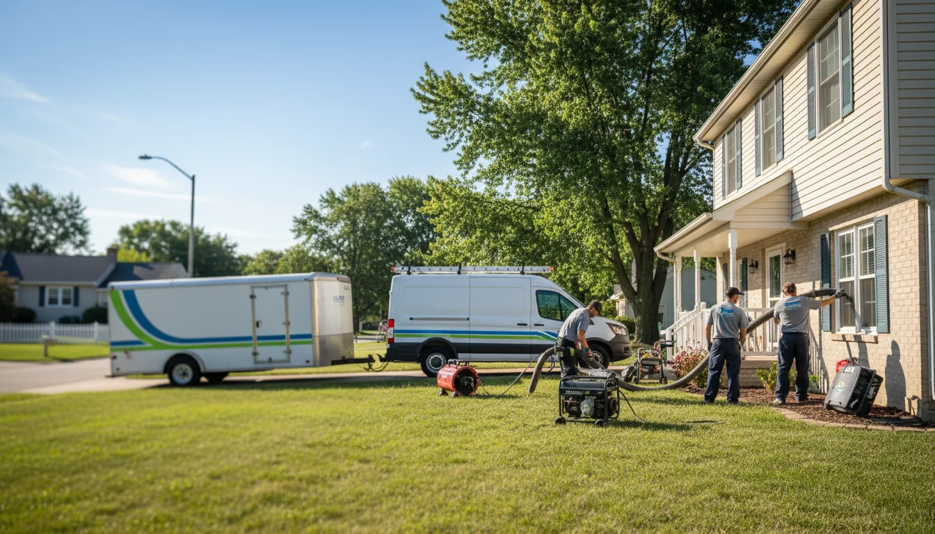 Flooded Basement Restoration And Cleanup With Repair in Mystic, IA near me